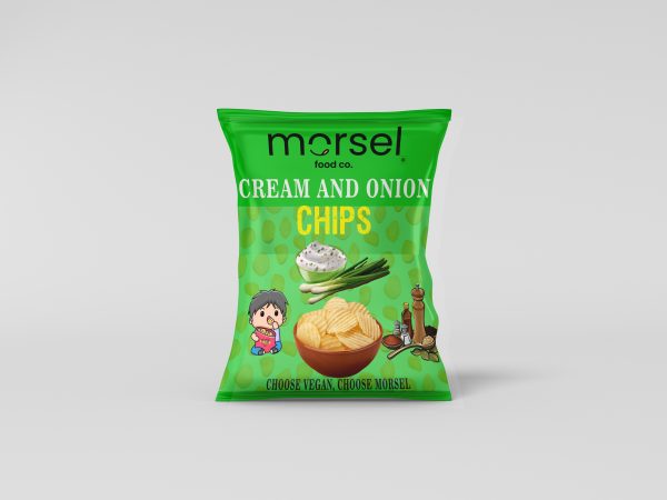 Cream and Onion Chips
